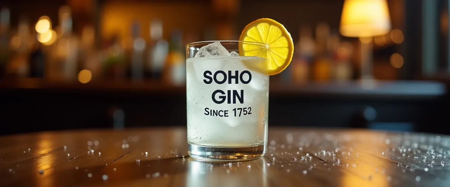 Soho Gin in a glass